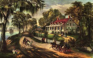 A Home on the Mississippi Currier and Ives A Home on the Mississippi Currier and Ives